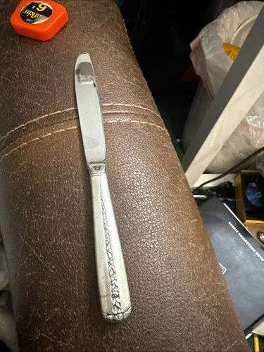 Towle Rambler Rose Dinner Knife 8-3/4” Sterling No Monogram A