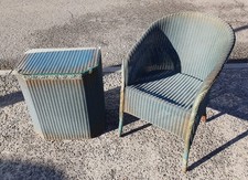 ORIGINAL LLOYD LOOM LUSTY CHAIR & BASKET           DELIVERY AVAILABLE