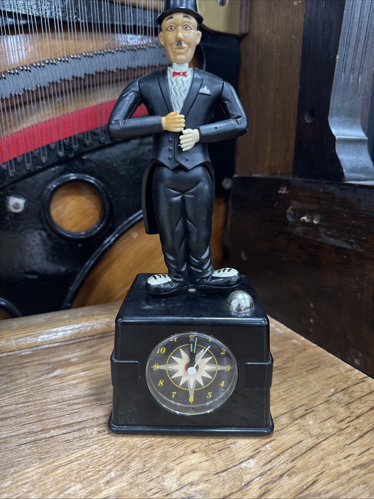 Charlie Chaplin Alarm Clock Vintage Art Deco