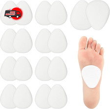 20 Pcs Metatarsal Felt Foot Pad 1/4" Thick , Ball of Foot Cushions for Women ...