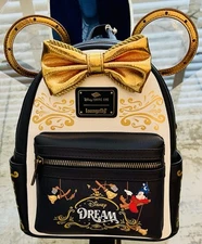 Disney Cruise DCL Disney Dream Sorcerer Mickey Loungefly Backpack New Design NWT