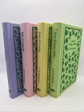 Anne of Green Gables 4 Book Set L.M. Montgomery Arcturus Pastel Cloth HC Lot