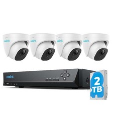 Reolink 5MP Outdoor Wired PoE Security Camera CCTV System 8CH NVR with 2TB HDD