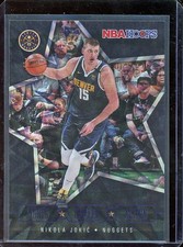 2020-21 Hoops #16 Nikola Jokic Lights Camera Action Purple Explosion