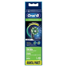 4 PACK NEW Oral-B Pro Cross Action Replacement Toothbrush Head 4 count BLACK