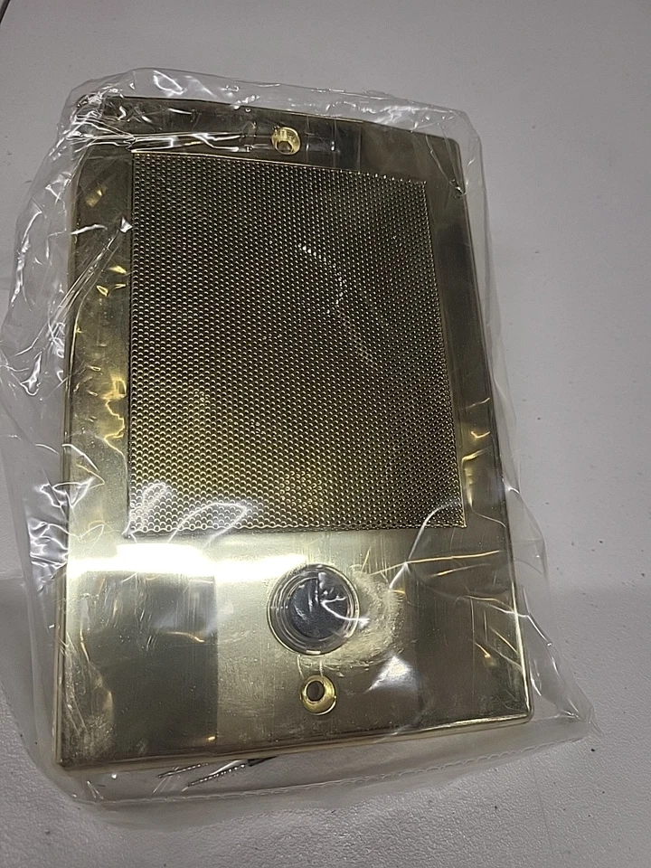 M&S System Intercom Door Station with Bell Button - Bright Brass (BD3BN) - Image 2 of 3