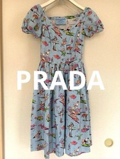 USED [SUMMER] PRADA BLUE DRESS GOOD