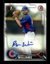 2016 Bowman #PA-RW Ryan Williams Paper Prospect Autographs Orange #/25