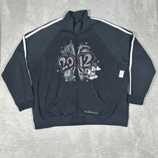 Vintage Disney Parks Zip Up Jacket Sweater 2012 RARE Y2K Mickey Mouse 3XL NWT