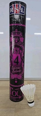 RSL No.4 Tourney Badminton Shuttlecock Birdy 12-Pack (speed-77)