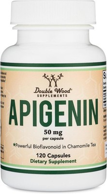 Apigenin Supplement - 50mg per Capsule, 120 Count (Powerful Bioflavonoid Found i