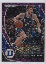 2021-22 Panini Prizm Draft Picks Purple Circles 8/50 Matt Hurt Matthew #34 0rd2