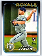 2024 Topps Jonathan Bowlan Rookie Kansas City Royals RC #399