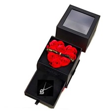 Birthday Gifts Collectio Preserved 9 Red Roses with Heart I Love You Skylight