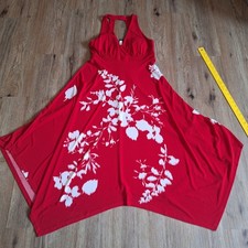 Womens Fairy Grunge Whimsigoth Babydoll Floral Dress Size M Boho Hippie Artsy