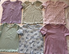 Girls 5 Shirt Lot Of 6