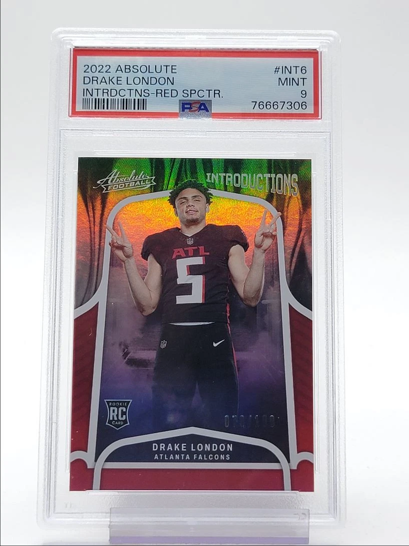 Drake London Panini Absolute Introductions #INT6 Red Spectrum