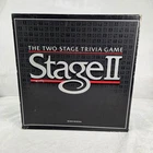 Vintage 1985 Stage II The Two Stage Trivia Game Complete Milton Bradley