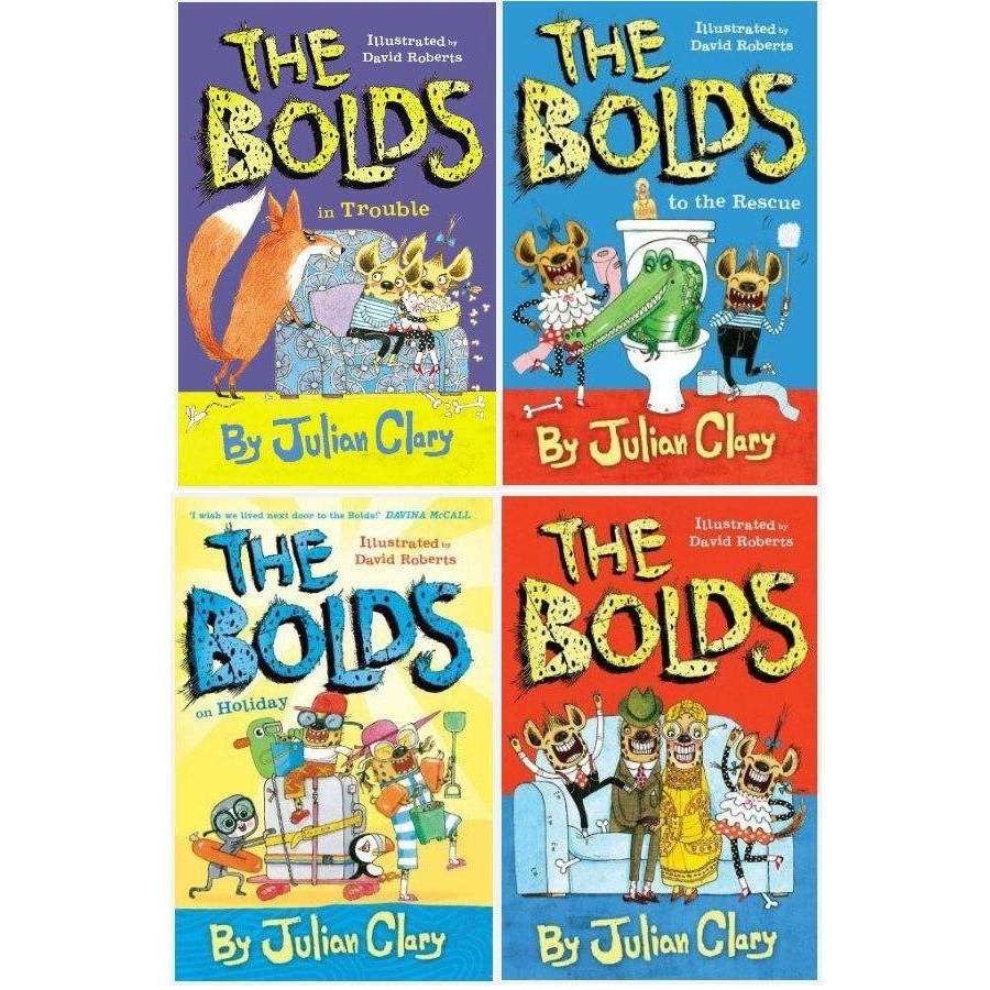 Julian Clary 4 Books Collection Set Bolds,Bolds to the RescueBold | Julian Clary