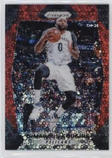 2017-18 Panini Prizm Fast Break Red Prizm 125/125 DeMarcus Cousins #123 0q3