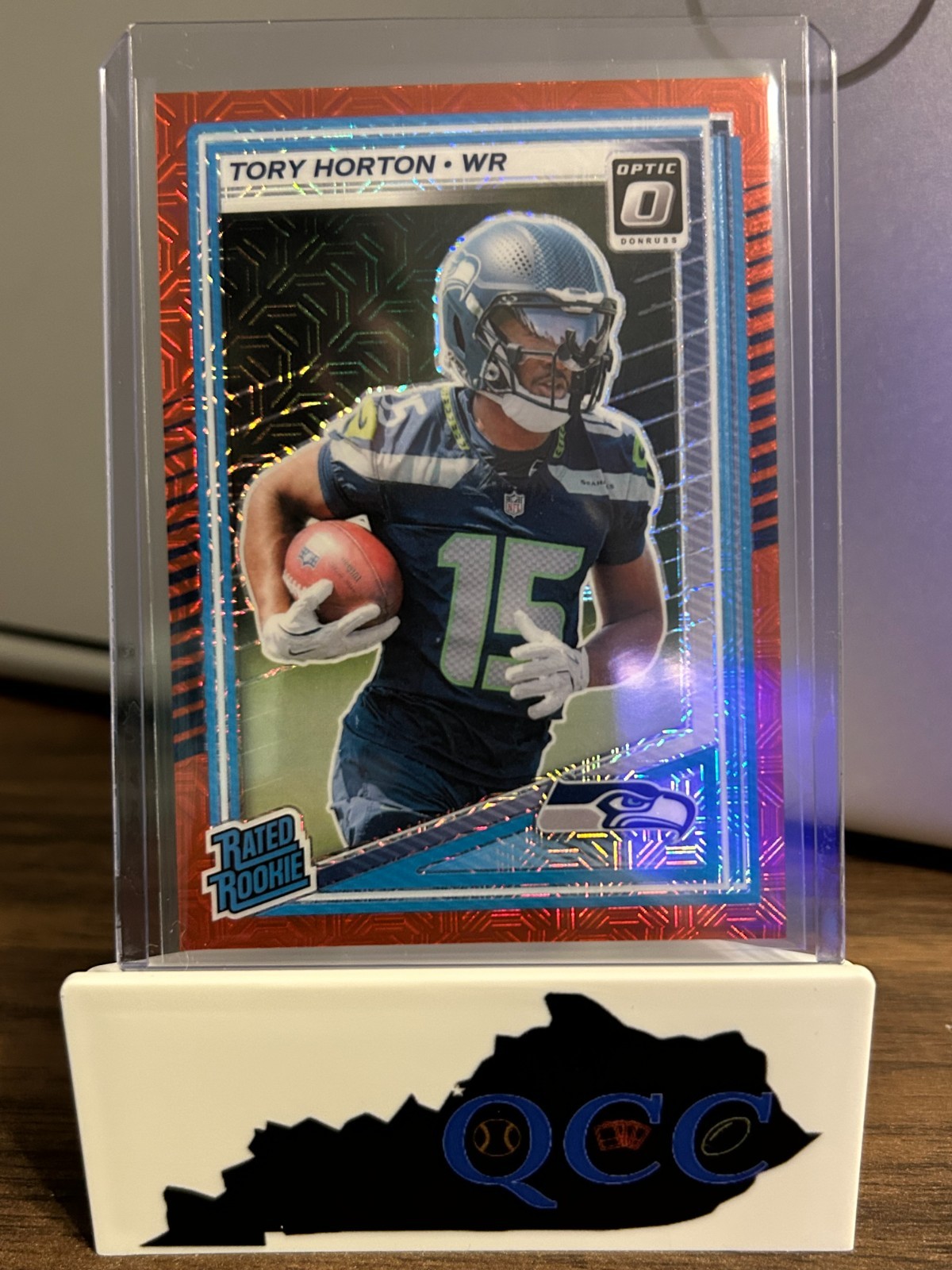 2025 Panini Donruss Optic- Rated Rookie Tory Horton #295 Red Mojo (RC)