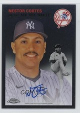 2023 Topps Chrome Platinum Anniversary Auto Nestor Cortes #CPA-NC Auto 1n0z
