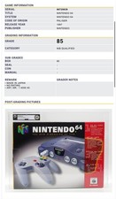 N64 / Nintendo 64 - Konsole Pixel Grading NIB...