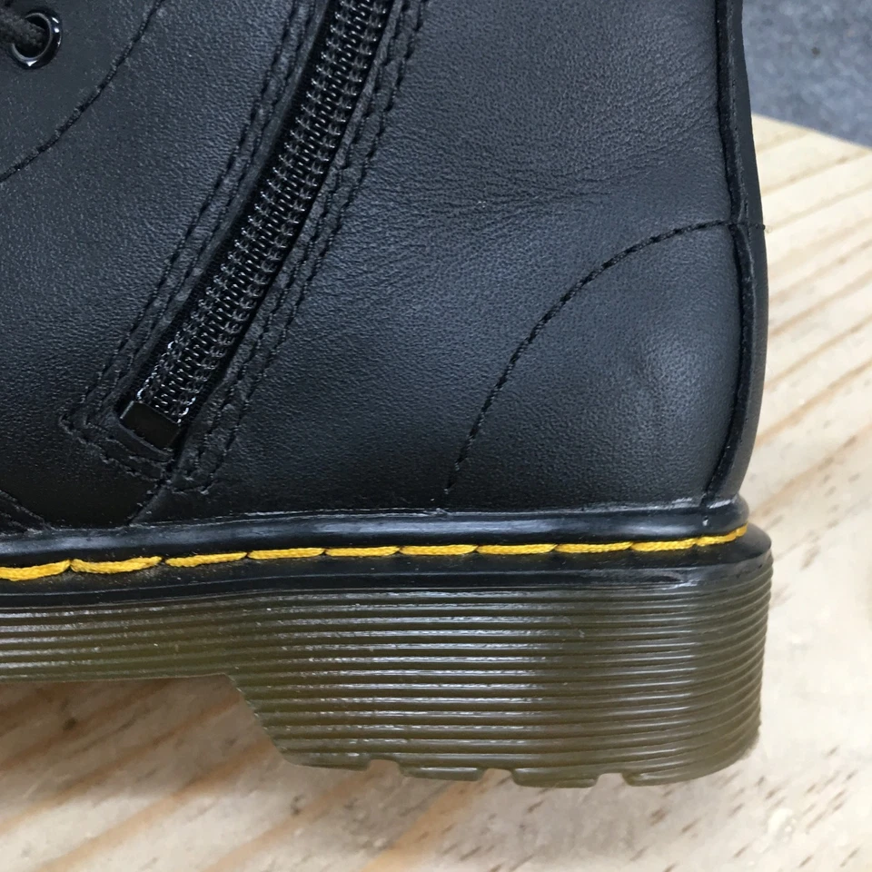 Botas Dr. Martens Juveniles 1 Suave T Combate Negras Con cordones Cómodas Tobillo Top 1460 Foto 4 de 4