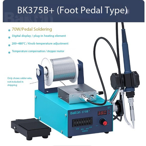 Estación de soldadura automática de alta potencia 220V BK375B+ - Imagen 2 de 10