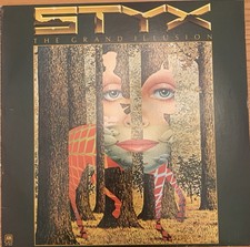 Styx The Grand Illusion 1977 A&M LP 12 33 RPM...
