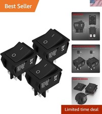 DPST Rocker Switch 40A 12V DC 4 Pin 2 Position Switch ON Off Toggle Switch 30...