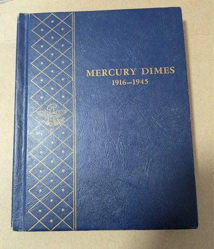 1916 S 1919 S 1921 1926 S MERCURY DIME SET WHITMAN ALBUM Started Set Silver 90%