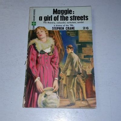 MAGGIE A GIRL OF THE STREET VIER QUADRATISCHE BÜCHER TPB TASCHENBUCH  BOX 29