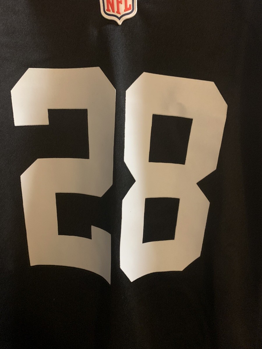 NIKE レイダース ジャージ Nike On Field Josh Jacobs Oakland Las Vegas Raiders #28 on