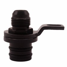 Adaptador De Enchufe De Bloque Para Honda Y Acura – Rosca 10 AN, Ideal Para Captura De Aceite, Color NEGRO