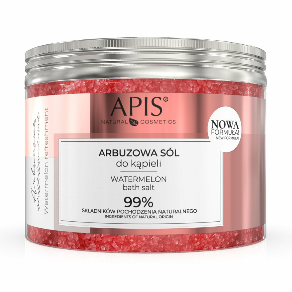 Apis Watermelon Bath Salt 99% Natural Ingredients 650g