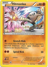 HITMONLEE 47/83 XY Generations Rare Pokemon Card    EX
