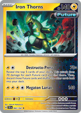 Iron Thorns 62/162 Rare Holo | Temporal Forces | Pokemon Card