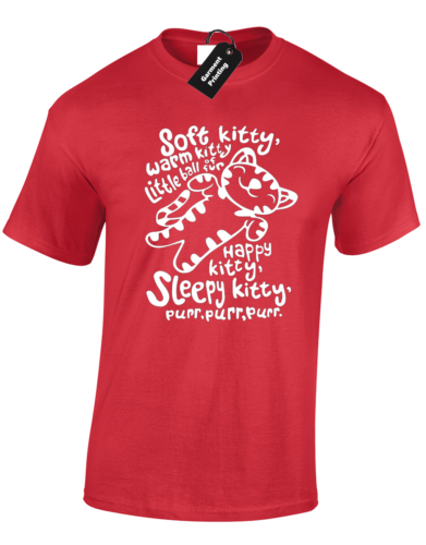 SOFT KITTY MENS T SHIRT FUNNY BIG SHELDON THEORY COOPER BANG DESIGN S - 5XL - Foto 6 di 10