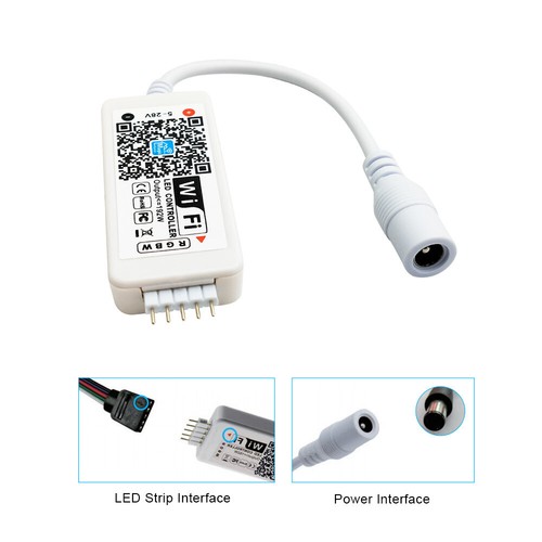 Magic Home WiFi RGBW RGB CCT LED Streifen Controller Android Alexa Google Home - 第 2/18 張圖片