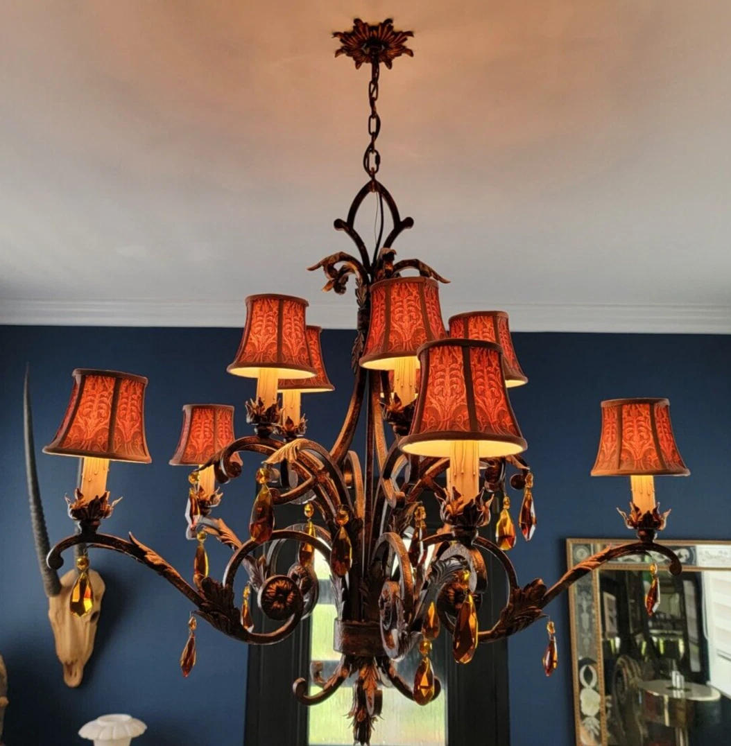 Fine Art Lamps Brighton Pavillion 36 inch 10 Light Chandelier eBay
