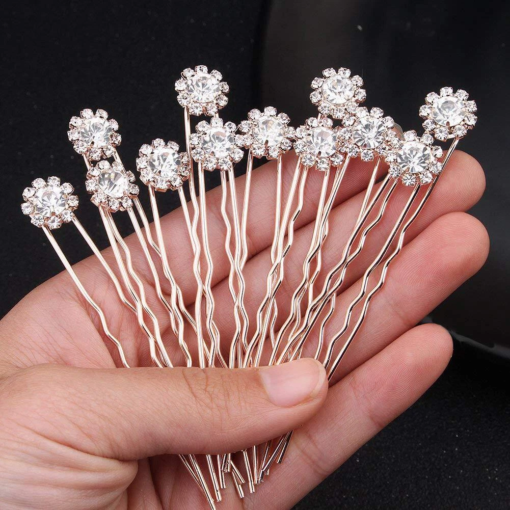 CRYSTAL BOBBY PINS