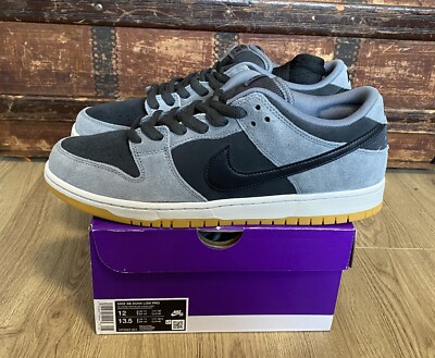 2024 Dark Smoke Grey Nike SB Dunk Low Pro Size 12 New Black HF3063-001