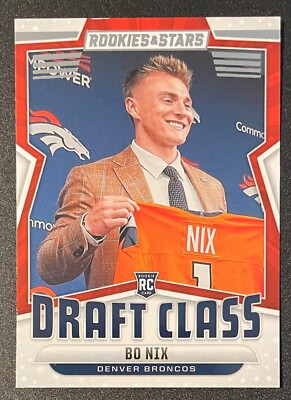 2024 Panini Rookies & Stars Bo Nix DRAFT CLASS ROOKIE (RC) #DC-BNX