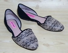 Betsey Johnson D'orsay Flat Slip On Womens Shoes Size 7