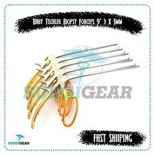5 Baby Tischler Biopsy Forceps 9" 3 X 5mm Gynecology Tools Surgical Instruments