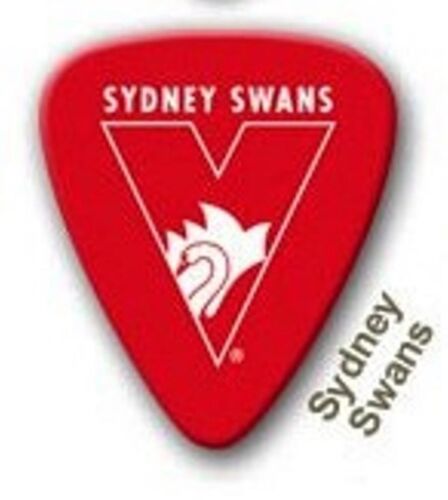 Sydney Swans Guitar Picks, 5 Pack, Official AFL Product, NEW, FREE POSTAGE