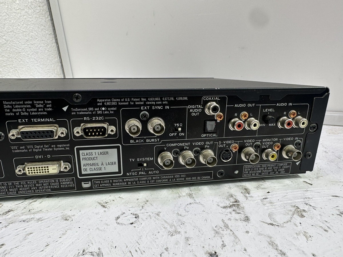 PIONEER DVD-V8000 Reference Level Professional DVD Player