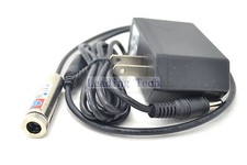 405nm 50mW Violet Focus Adjustable Blue Laser Module Lazer Diode w/AC Adapter