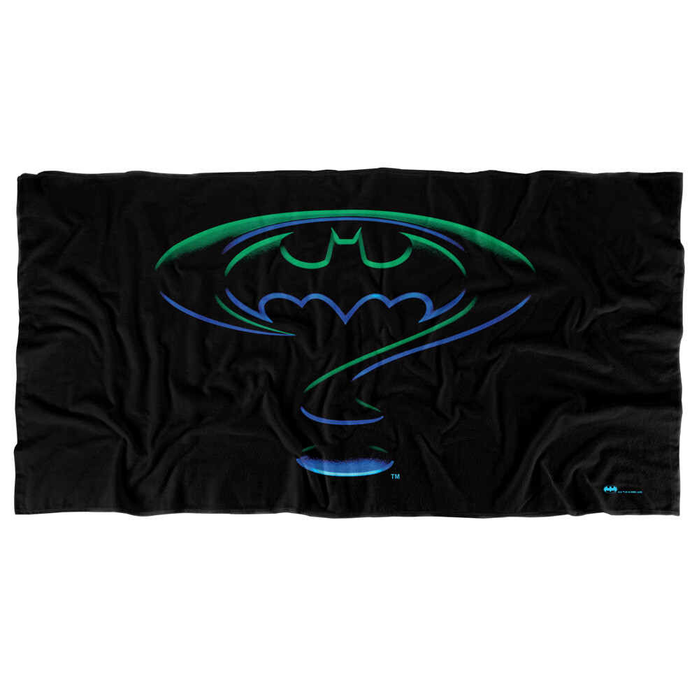 Batman Microfiber Beach Towel 30x60 Inches with Official Bat Symbol